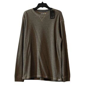 NWT Solaris Men's Waffle Knit Long Sleeve Thermal Sz. L